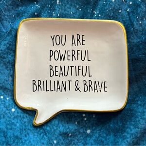 Free w/ Purchase ✨ Affirmation Ring Dish